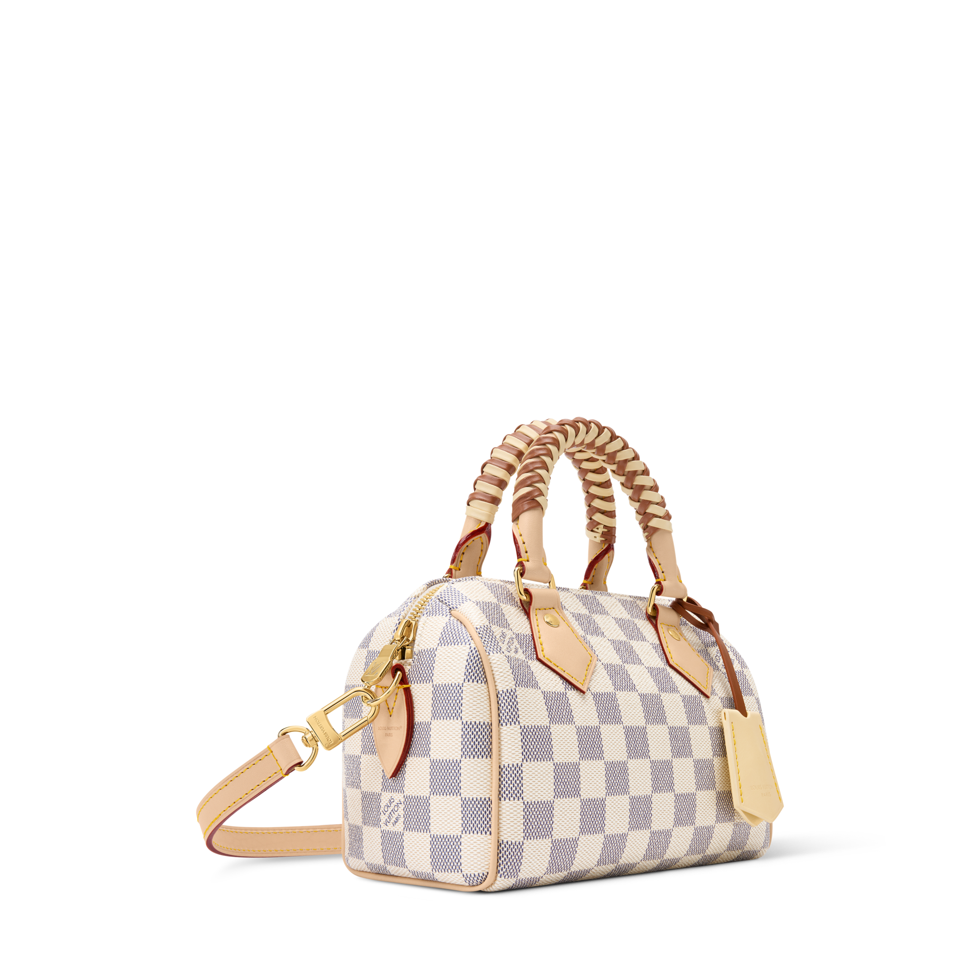 Louis Vuitton アイボリー ショルダーバッグ Speedy Bandoulière 20 Damier Azur Canvas - Women Bags | LOUIS VUITTON